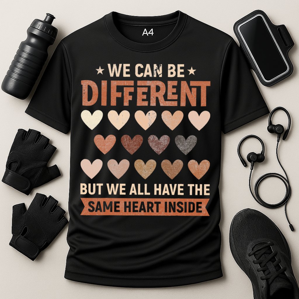 We Have The Same Heart Inside Black History Month Performance Shirt