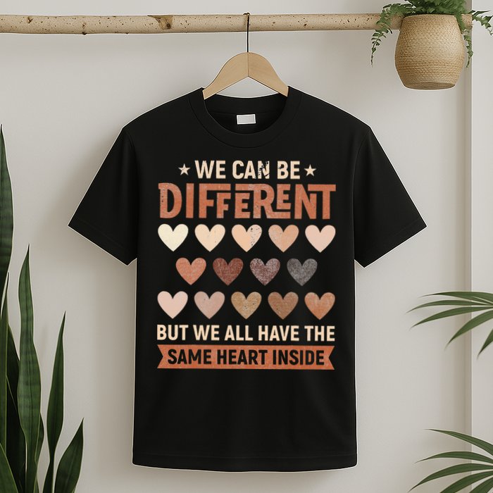 We Have The Same Heart Inside Black History Month T-Shirt