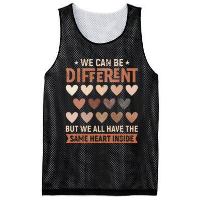 We Have The Same Heart Inside Black History Month Mesh Reversible Basketball Jersey Tank