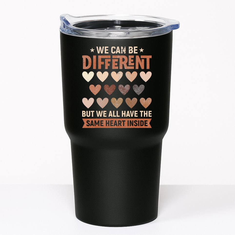 We Have The Same Heart Inside Black History Month Tumbler