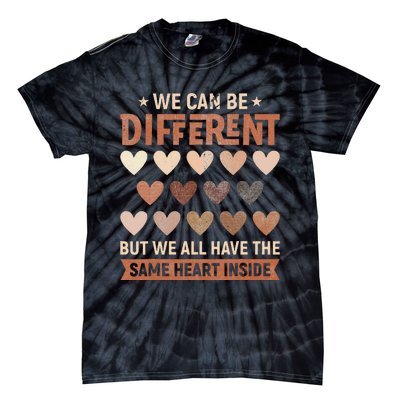 We Have The Same Heart Inside Black History Month Tie-Dye T-Shirt