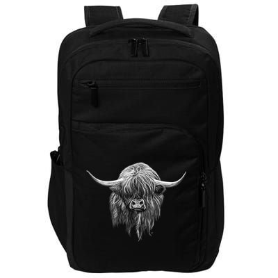 Wee Hamish The Scottish Highland Cow Cool Gift Impact Tech Backpack