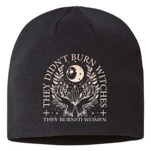 Witchy Halloween They DidnT Burn Witches They Burned Sustainable Beanie