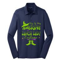 Wo Halloween This Is My Awesome Lunch Lady Costume Cute Silk Touch Performance Long Sleeve Polo