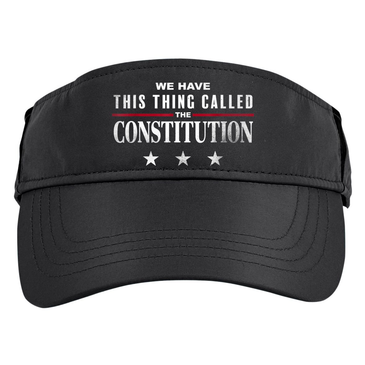 We Have This Thing Called The Constitution American Patriot Adult Drive Performance Visor