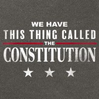 We Have This Thing Called The Constitution American Patriot Cotton Canvas Backpack