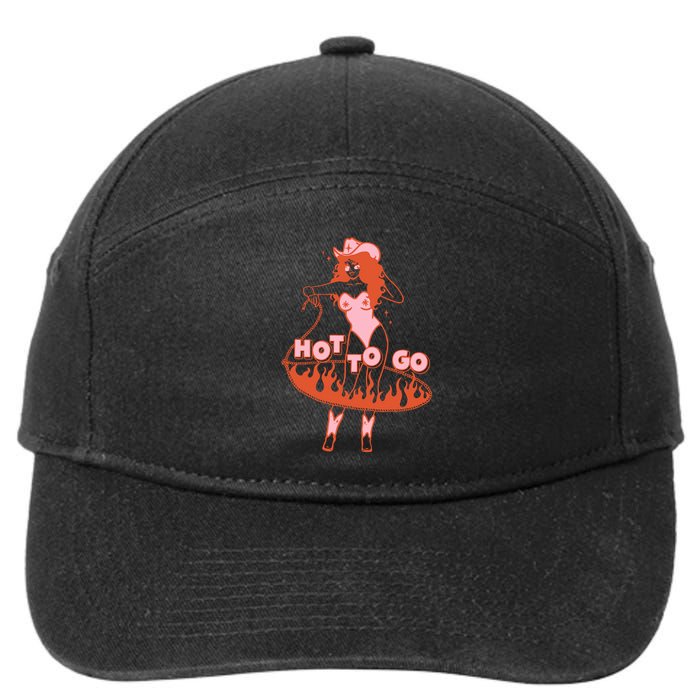 Wildkindprints Hot To Go Cowgirl 7-Panel Snapback Hat