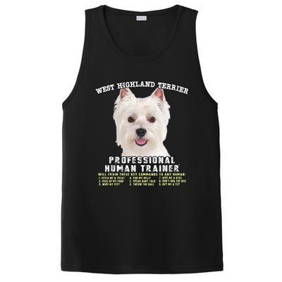 West Highland Terrier Westie Professional Human Trainer PosiCharge Competitor Tank