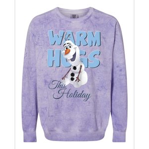 Warm Hugs This Holiday Funny Snowman Winter Colorblast Crewneck Sweatshirt