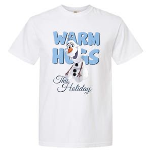 Warm Hugs This Holiday Funny Snowman Winter Garment-Dyed Heavyweight T-Shirt