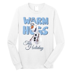 Warm Hugs This Holiday Funny Snowman Winter Long Sleeve Shirt