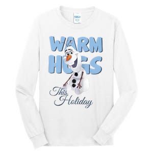 Warm Hugs This Holiday Funny Snowman Winter Tall Long Sleeve T-Shirt