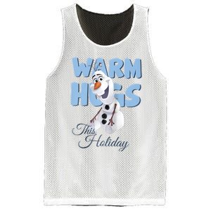 Warm Hugs This Holiday Funny Snowman Winter Mesh Reversible Basketball Jersey Tank