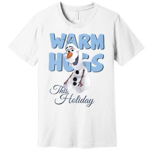 Warm Hugs This Holiday Funny Snowman Winter Premium T-Shirt