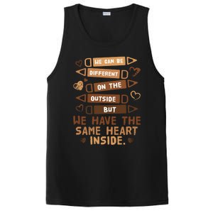 We Have The Same Heart Inside Meaningful Gift Black History Month Cool Gift PosiCharge Competitor Tank