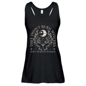 Witchy Halloween They DidnT Burn Witches They Burned Women Ladies Essential Flowy Tank