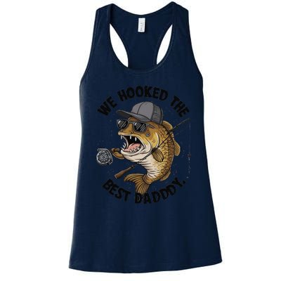 We Hooked The Best Daddy Appy FatherS Day Women's Racerback Tank