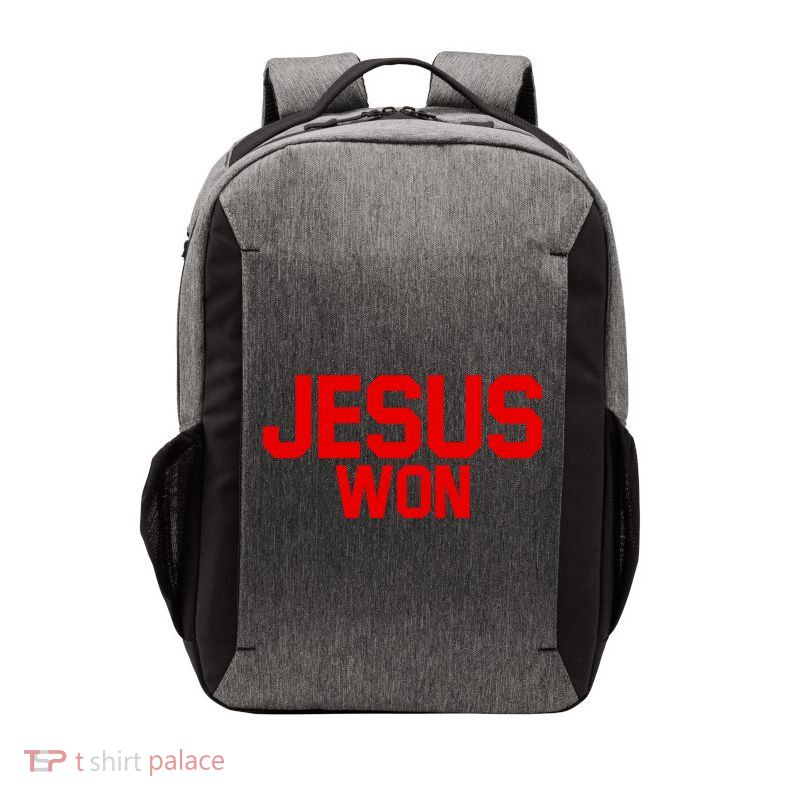 Jesus Won Vector Backpack