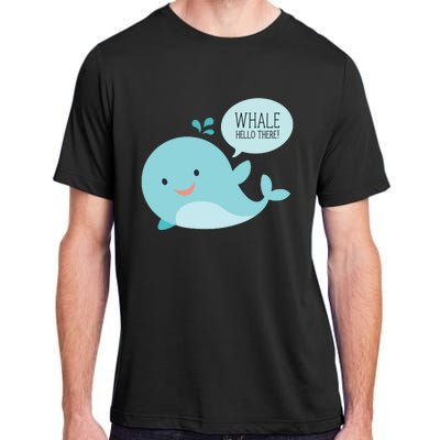 Whale Hello There Adult ChromaSoft Performance T-Shirt