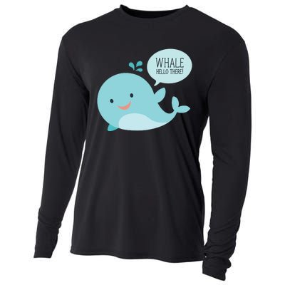 Whale Hello There Cooling Performance Long Sleeve Crew