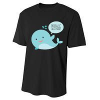 Whale Hello There Performance Sprint T-Shirt