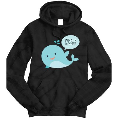 Whale Hello There Tie Dye Hoodie