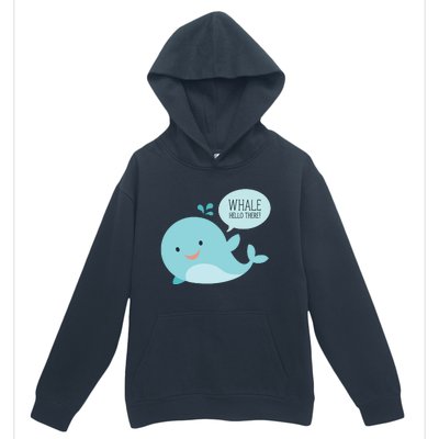 Whale Hello There Urban Pullover Hoodie