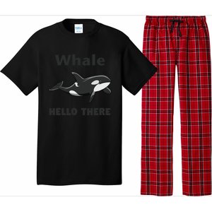 Whale Hello There Killer Whale Funny Orca Lover Tee Pajama Set