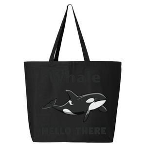 Whale Hello There Killer Whale Funny Orca Lover Tee 25L Jumbo Tote