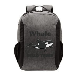 Whale Hello There Killer Whale Funny Orca Lover Tee Vector Backpack