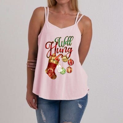 Well Hung Ugly Christmas Women's Strappy Tank