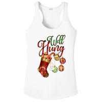 Well Hung Ugly Christmas Ladies PosiCharge Competitor Racerback Tank