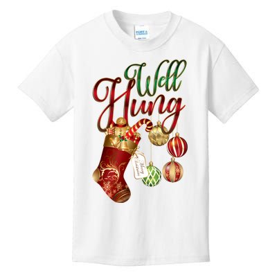 Well Hung Ugly Christmas Kids T-Shirt