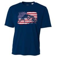 Wrestling Hoodie Usa Flag Wrestling Hoodie Cooling Performance Crew T-Shirt