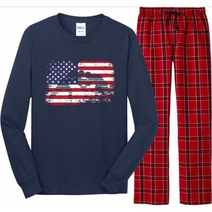 Wrestling Hoodie Usa Flag Wrestling Hoodie Long Sleeve Pajama Set