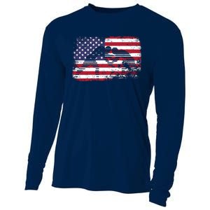 Wrestling Hoodie Usa Flag Wrestling Hoodie Cooling Performance Long Sleeve Crew