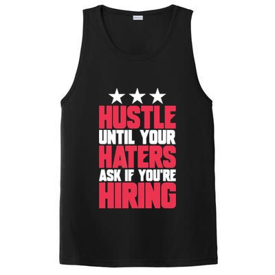 Womens Hustle Until Your Haters Ask If You're Hiring Hustle PosiCharge Competitor Tank