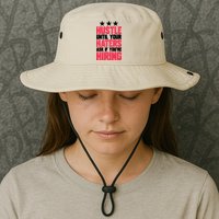 Womens Hustle Until Your Haters Ask If You're Hiring Hustle Bucket Hat