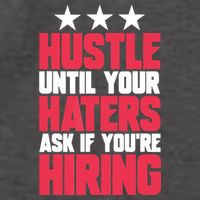Womens Hustle Until Your Haters Ask If You're Hiring Hustle Vector Backpack
