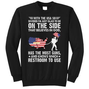 With He Usa So Divide IM Just Glad O Be On He Side Sweatshirt