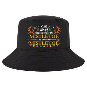 What Happens Under The Mistletoe Stays Under The Mistletoe Cool Comfort Performance Bucket Hat