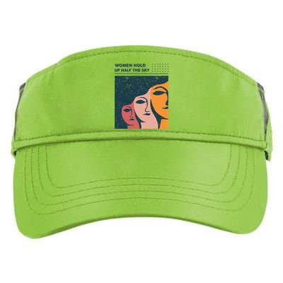 Women Hold Up Half The Sky Adult Drive Performance Visor