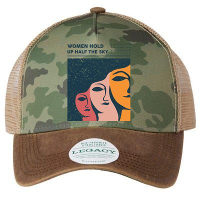 Women Hold Up Half The Sky Legacy Tie Dye Trucker Hat