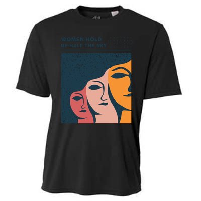 Women Hold Up Half The Sky Cooling Performance Crew T-Shirt