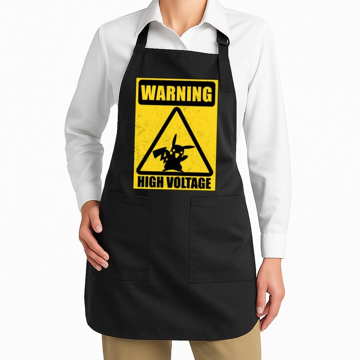 Warning High Voltage Apron
