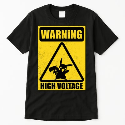 Warning High Voltage Tall T-Shirt