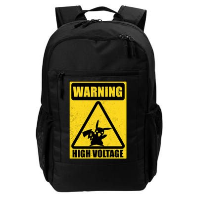Warning High Voltage Backpack