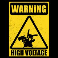 Warning High Voltage Backpack