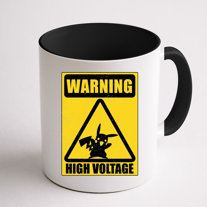 Warning High Voltage Mug
