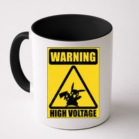 Warning High Voltage Mug